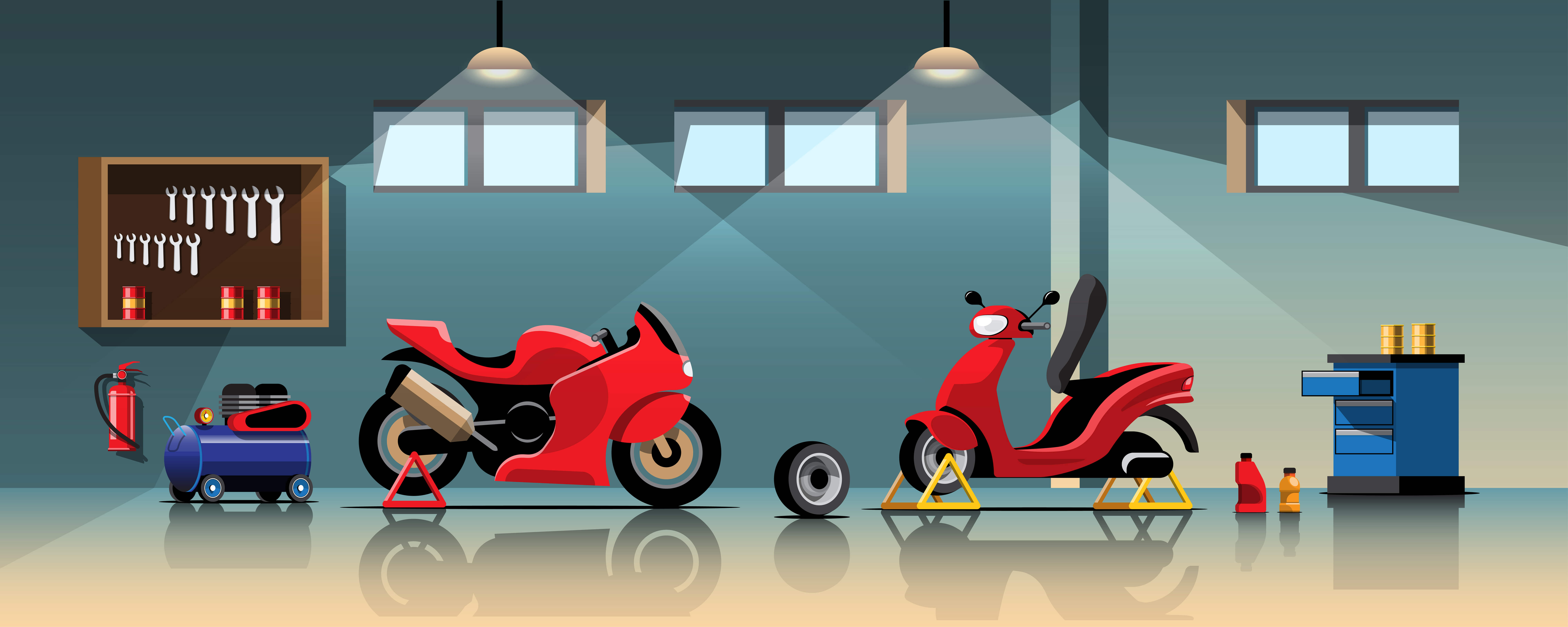 Come controllare gli pneumatici moto durante i periodi di inattività
