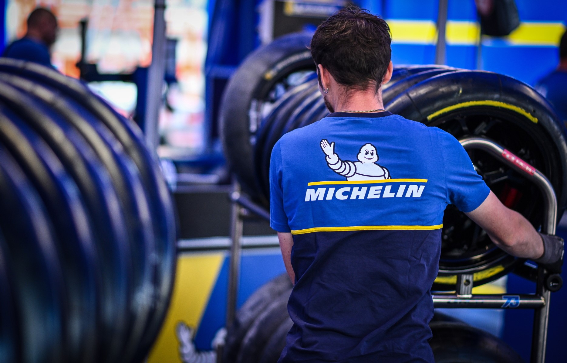 Michelin WorldSBK Pneumatici moto Michelin slick in pista per il WorldSBK